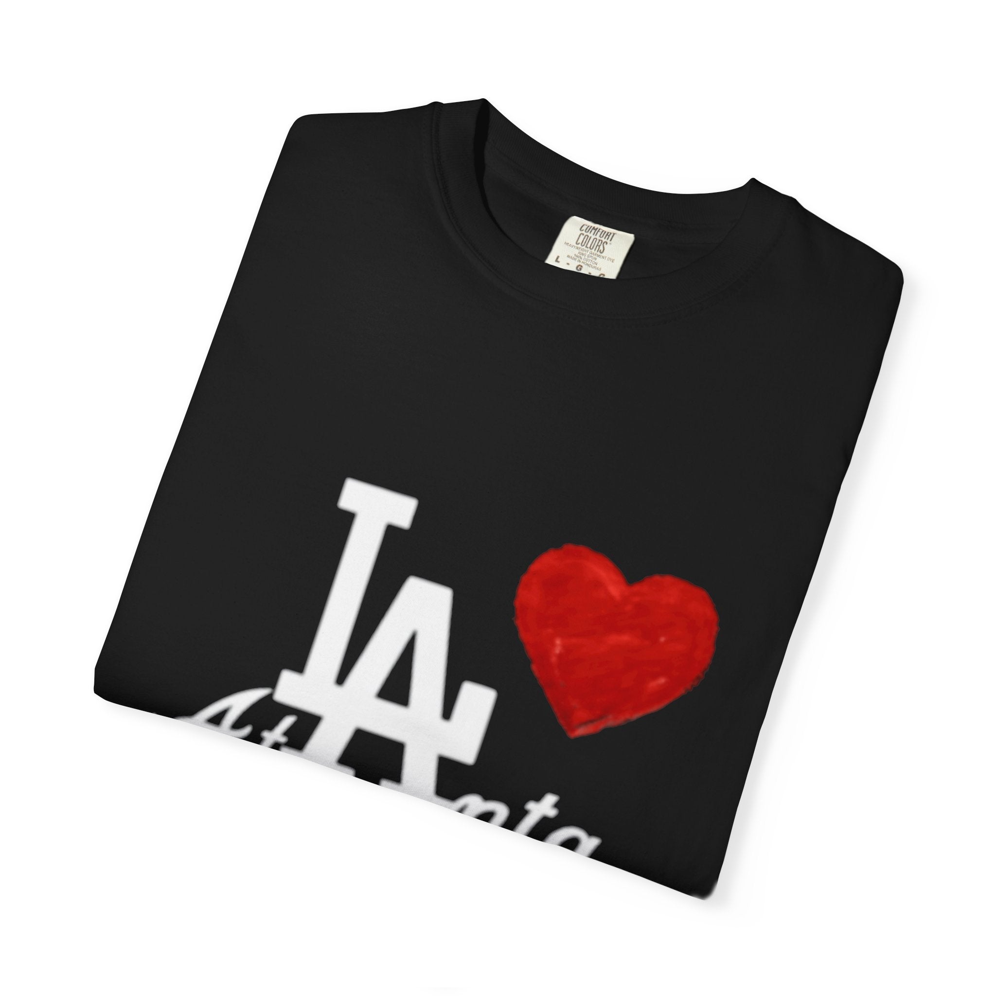 Heart Patch T-Shirt — Small Red Heart Graphic Tee